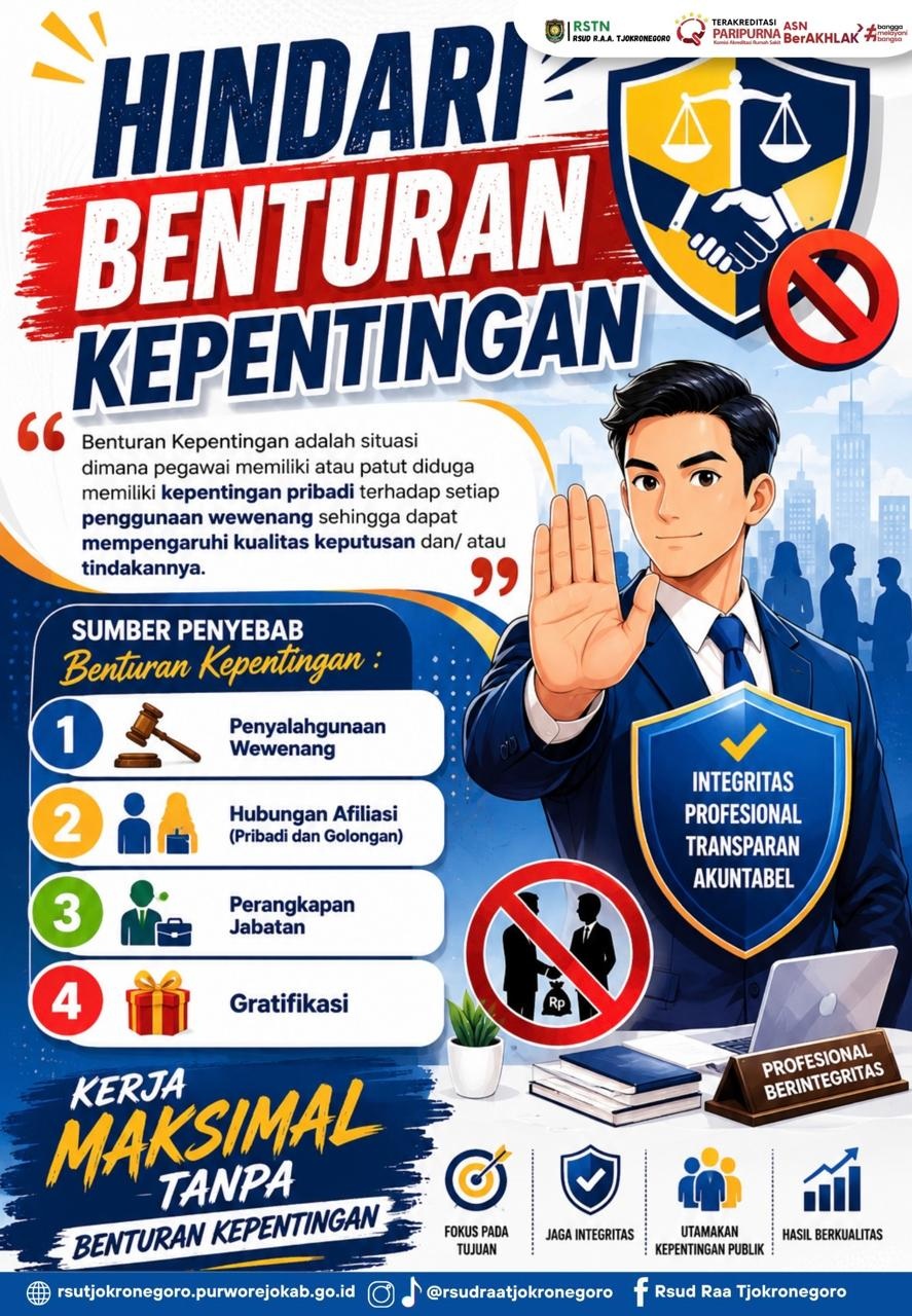 Komitmen Integritas RSUD R.A.A. Tjokronegoro